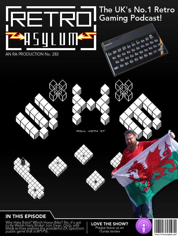 Why Hate Boris? Which Hover Bike? No, it’s got to be Welsh Hairy Bloke! Join <a href="/deanswain/">Dean Swain</a>, <a href="/retroclarence/">Chris Worthington</a> &amp; <a href="/madsdk/">MadsDK</a> as they explore the wonderful #ZXSpectrum puzzle game that is W*H*B. traffic.libsyn.com/secure/retroas… #RETROGAMING