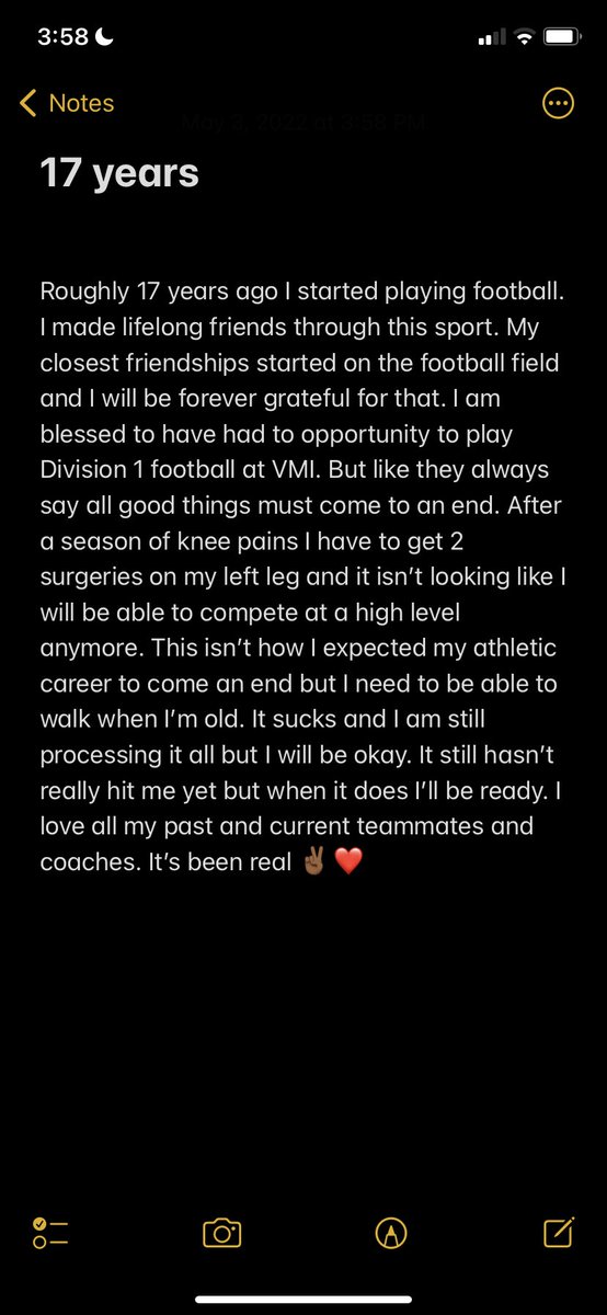 Emiliojohnson22's tweet photo. I’ll find another way to be around the sport ✌🏾😭 https://t.co/pkDedgLUoK