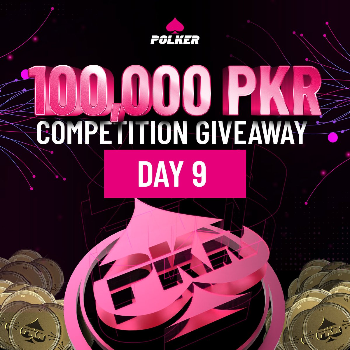 polker_PKR's tweet photo. 🎁⭐️ #COMPETITION DAY 9 ⭐️🎁

🎉 Day 8 winner:@nonerrimos 🎉

To Enter:
✅ Join #Discord: https://t.co/ajIDrg0utX
✅ Join Telegram: https://t.co/wmlnARGh1s
✅ Tweet about polker with the hashtag #PolkerToTheMoon 
✅ Follow + RT this post + Tag 3 Friends

A #WINNER EVERY DAY!💰👀 https://t.co/PtRQaKInZz