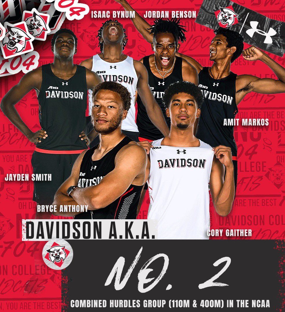 Check out the #2 Combined Hurdles group in the NCAA! 👀 

This squad is averaging times of 13.98 seconds in the 110H and 54.00 in the 400H 💨