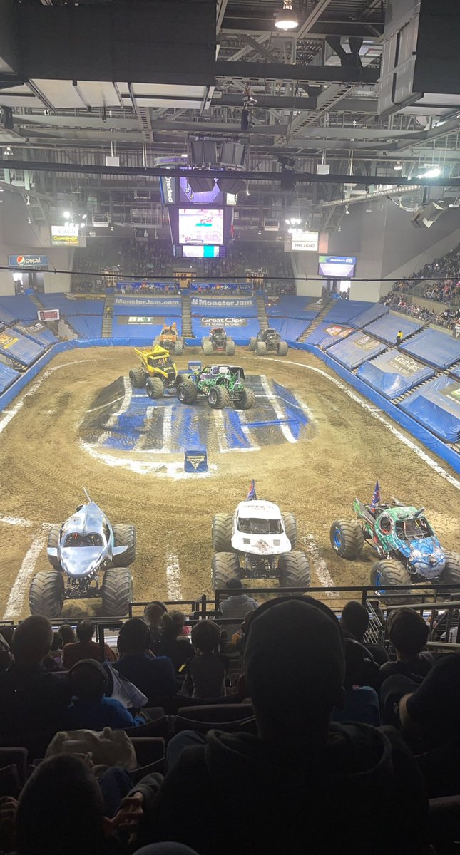 MissYammar's tweet photo. Between my son and I, I don’t know who is a crazy @MonsterJam fan. https://t.co/L6LWJeLjB8