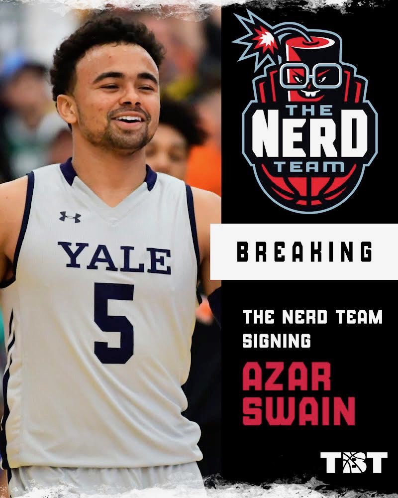 🧨Azar Swain is signing with TNT🧨
Swain played at Yale University from '17-'22. He earned first team All-Ivy recognition, Ivy League Tournament MVP, &amp; team MVP honors. A finalist for the Lou Henson Award as the nation's top mid-major player, he led the Bulldogs in scoring.