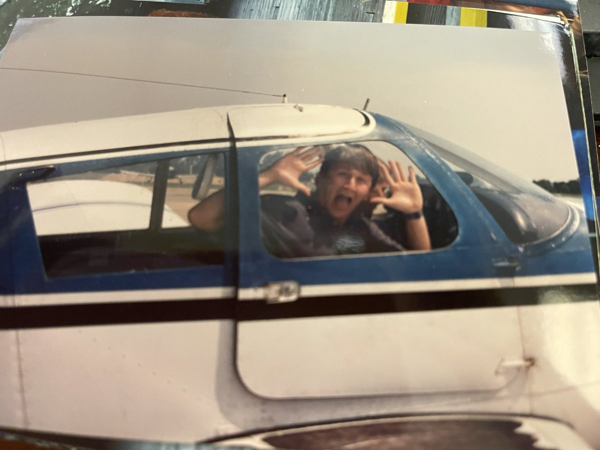 Young and learning to fly. If you knew who was in the left seat, you’d be terrified too. #learningtofly #atc #pilot #KARR #pipercherokee