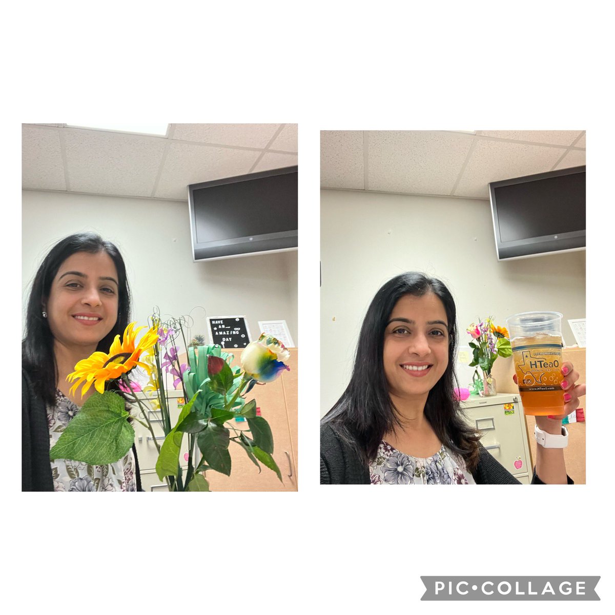 MrsRRajendra's tweet photo. #TeacherAppreciationWeek! Feeling all the love and appreciation today! Thank you my Bulldogs and Dr. Badillo!!💐💕 @BlantonBulldogs https://t.co/td1yNVMhas