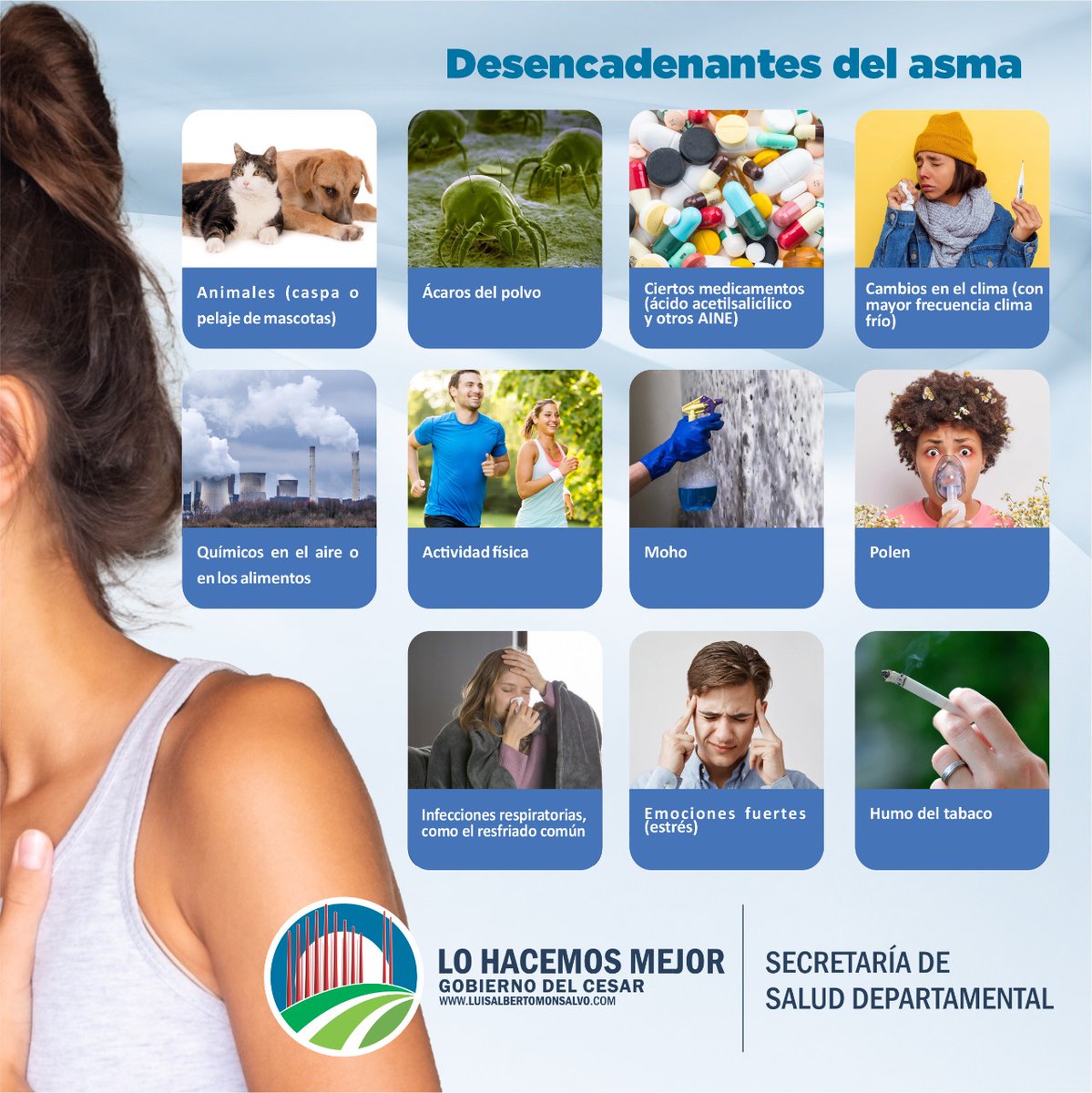 Día Mundial del Asma 🫁 
Conmemoramos este día para  crear conciencia acerca de la importancia de esta enfermedad crónica, que afecta a tantas 👥 personas en el mundo.