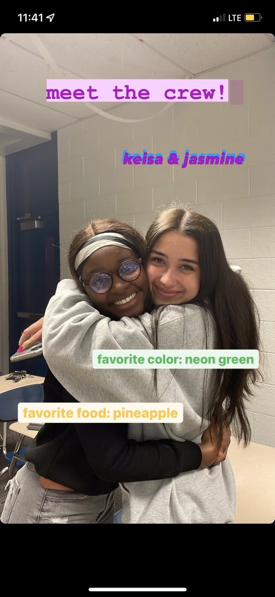 brandonlinkcrew's tweet photo. this week’s meet the crew is keisa &amp; jasmine! #BHSCrew https://t.co/0qMr4AJazM