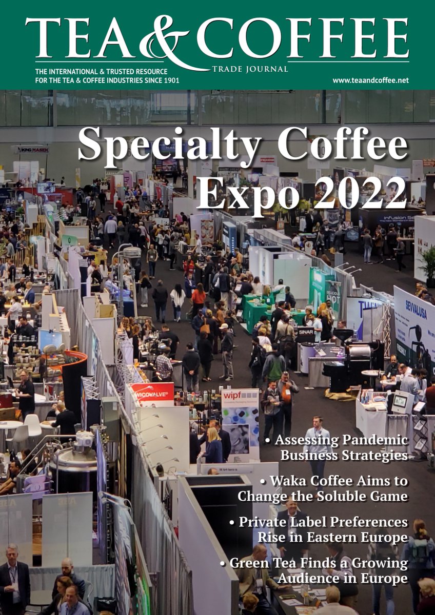 The May 2022 issue of T&amp;CTJ is out now – featuring our spotlight: 'Preparing for the Next Pandemic of Disaster', as well as a special SCA Expo post-show review, and much more! okt.to/1kgzWV #TeaAndCoffeeTradeJournal #DigitalMagazine #tea #coffee #SCAExpo