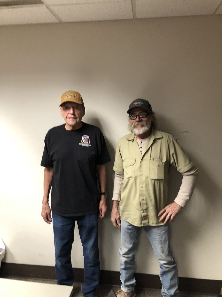 It was an honor and privilege to present 15 years of service to Carpenter brother Allen Calhoon and a 25 year service pin to Carpenter brother Sal Lopez. Each are solid Carpenters that have always shared the craft and taken pride in being a part of our UBC organization.