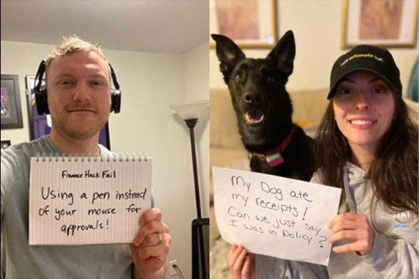 john_krolicki's tweet photo. We're spotlighting some of the best—or should we say, worst—workarounds that we’ve heard when a business doesn’t have an automated solution in place. How did we gather these finance hack fails? We went right to the perfect source: @SAPConcur employees! https://t.co/4921VWByTg https://t.co/Zn5aXApnaf