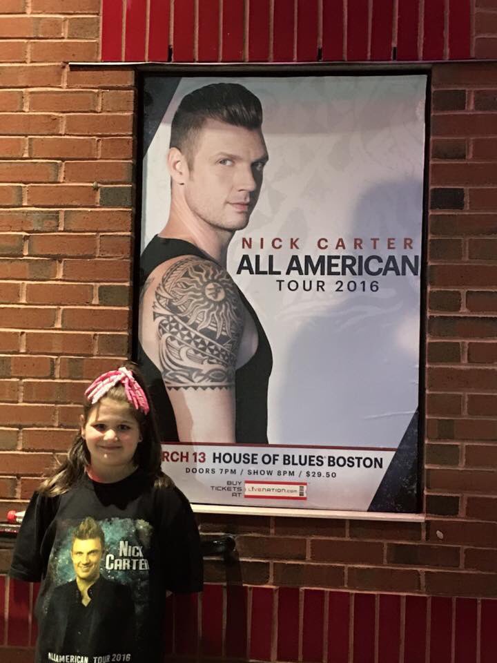 debbie_blois's tweet photo. Hey @nickcarter, today is my daughter’s 13th birthday &amp; was wondering if you could give her a shoutout. You were her very first concert (in 2016), less than 2 months shy of her 7th birthday. I got her a Pit ticket for us to see you guys in July. She’s going to freak out! https://t.co/8H7tXb1mR0