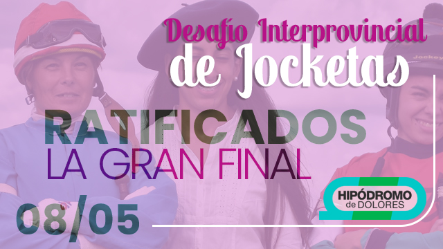HipodromoDol's tweet photo. ¡¡Cada vez falta menos para esta GRAN FINAL en el #hipodromodolores !!
Competirán 7 #jocketas y muchas tienen la posibilidad de salir victoriosas😱
Hacé click en el link de abajo para ver los ratificados de este domingo 8 de mayo 👇
https://t.co/Wyg4v2WgEE
¡No te lo pierdas! https://t.co/1ffUKxVmiS