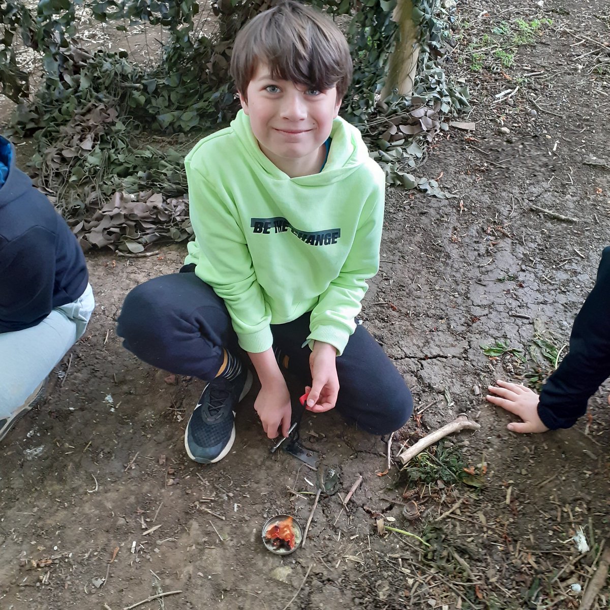 MrsDand4A's tweet photo. Fire starting is tricky but we all managed it! @BramleyJunior 🔥🔥🔥 https://t.co/rrvZdIHKzR