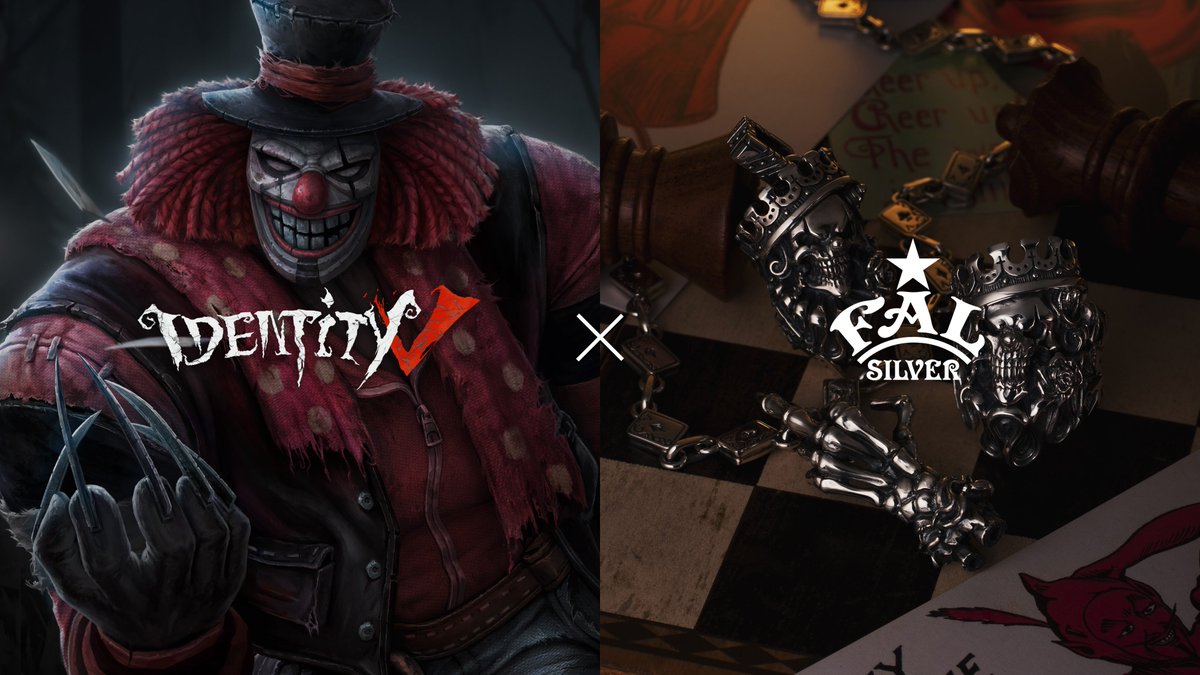 IdentityvBrasil's tweet photo. Caros detetives,
preparem-se enquanto levamos vocês à beira da loucura com IdentityV x FAL Silver! Confira os estilos Perrot Skull disponíveis em breve! 📿
#IdentityV #FALSilver https://t.co/ZRNrbNyU9e