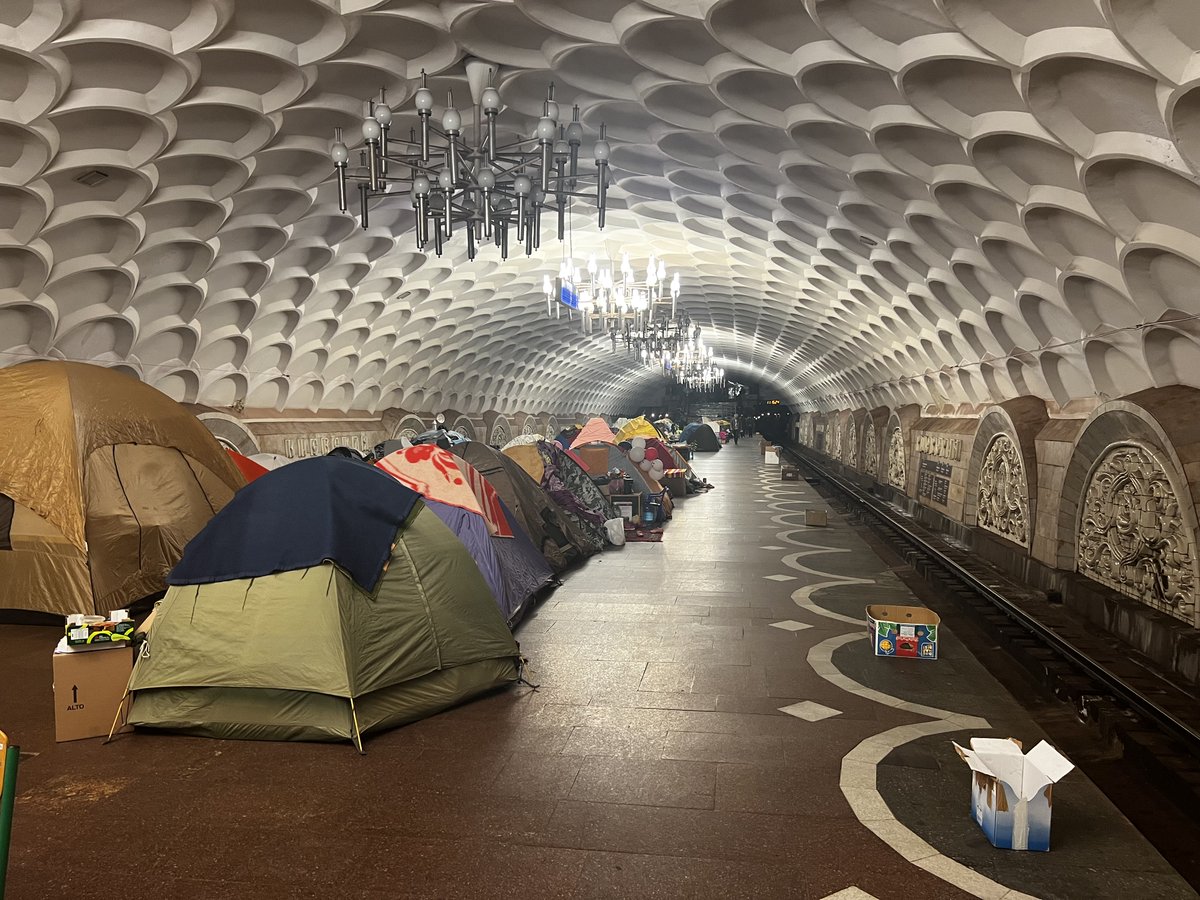 Sky News (@skynews) on Twitter photo Sky’s <a href="/markaustintv/">Mark Austin</a> is in Kharkiv, where hundreds of children have been sheltering underground for months, trying to survive in a city under constant attack.
A metro station is now their home, school, playground and refuge Sky’s <a href="/markaustintv/">Mark Austin</a> is in Kharkiv, where hundreds of children have been sheltering underground for months, trying to survive in a city under constant attack.
A metro station is now their home, school, playground and refuge