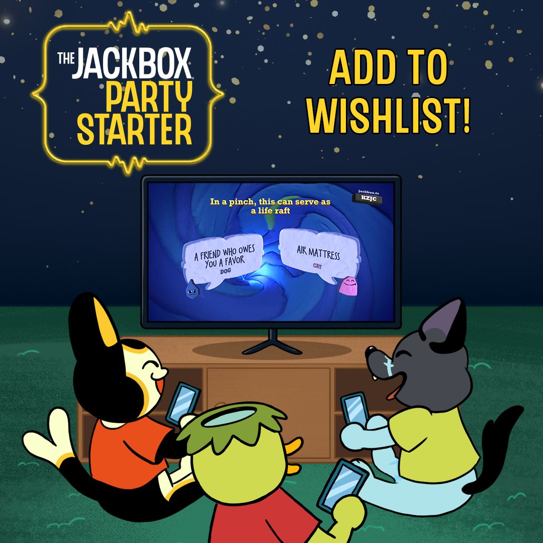 Jackbox Games on Twitter "Wishlist the JackboxPartyStarter on Steam
