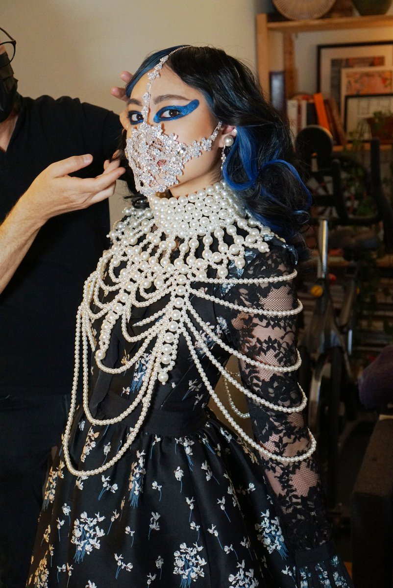 getting ready to represent NFTs at the met gala after party 🥂