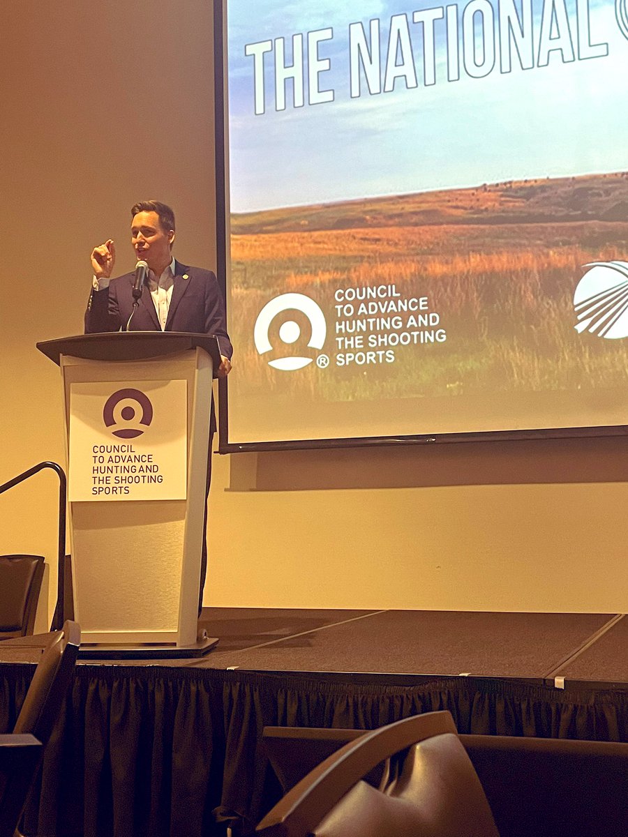 CyrusBaird's tweet photo. Great morning kicking off the 2022 #R3Symposium in Oklahoma hearing from @LtGovPinnell about the economic value sportsmen and women bring to their states. #conservation https://t.co/t7kjt5jDR5