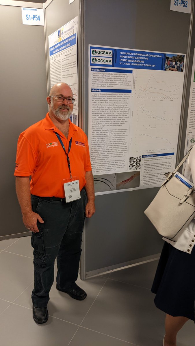 UFcropnematodes's tweet photo. Some of our @UFEntNem professors and students sharing research at this evening's #ICN2022 poster session. https://t.co/UebdekNNFI