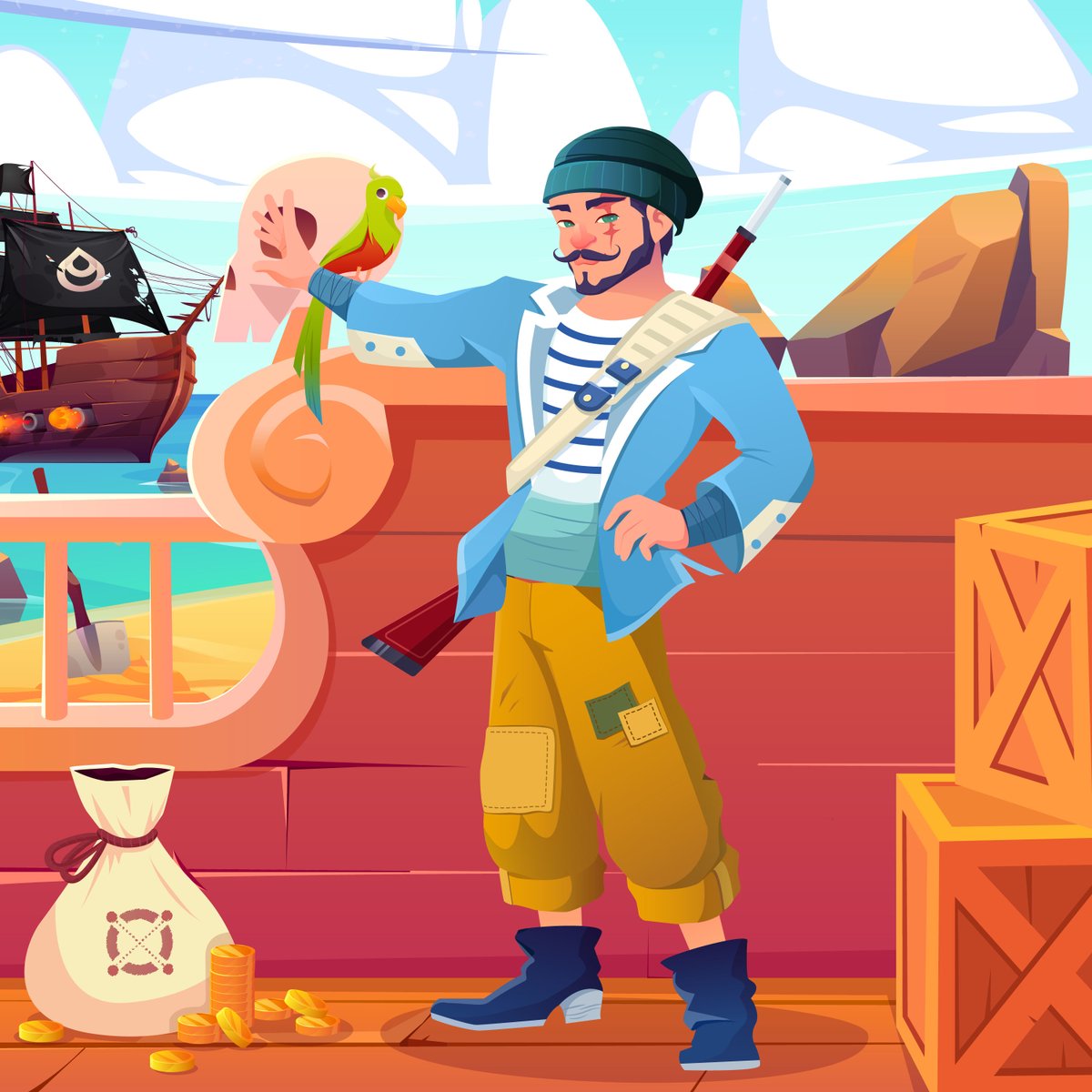 Web3Pirates's tweet photo. Mint is now open for everyone so go ahead and grab your #Web3Crew. 

Link here: https://t.co/Ks0WpYmaIS

Like, retweet and drop your wallet to win some more NFTs. $WATER @SeverMM @Web3Water #ElrondNFT #ElrondNetwork #ElrondCommunity #EGLD https://t.co/g9ch0nlGDr