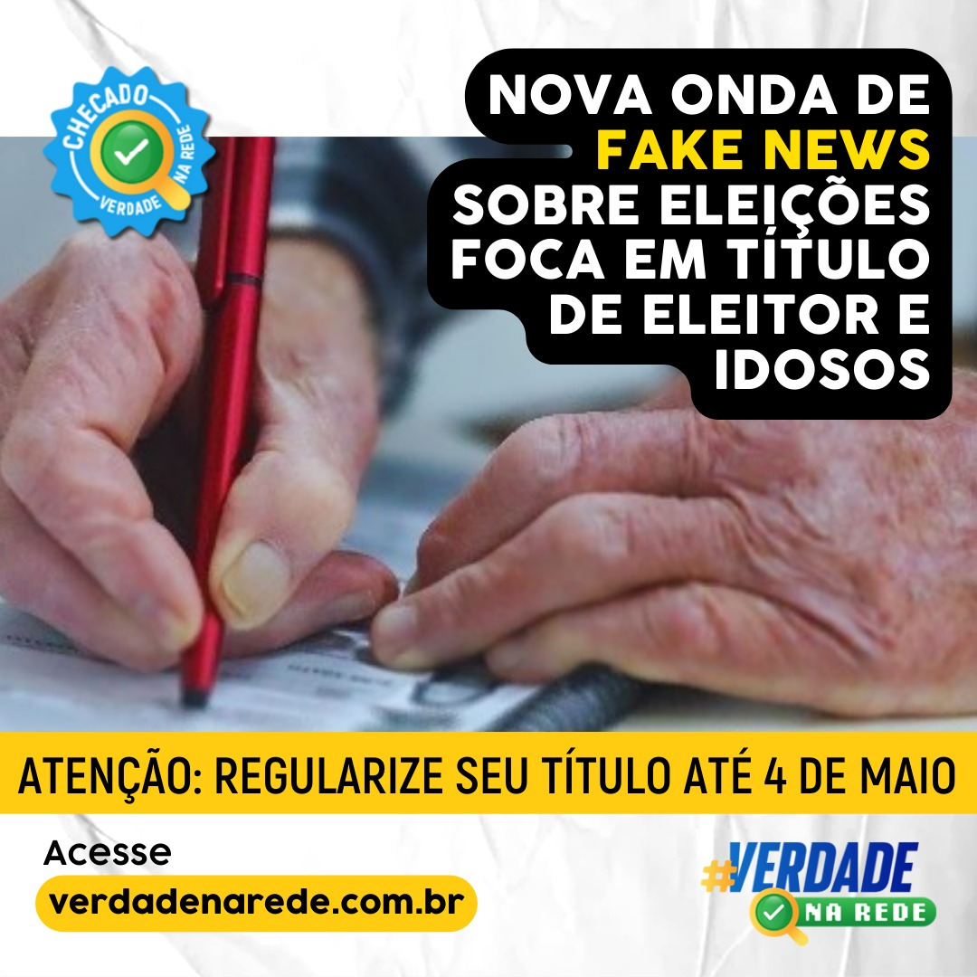 vanderloubet's tweet photo. CUIDADO COM AS FAKE NEWS BOLSONARISTAS! #AscomVander As redes estão cheias de notícias sobre um suposto cancelamento de título de eleitor dos idosos! Isso é fake news e já foi desmentido pelo TSE! 🔍 https://t.co/IY94qp0Uvc #lula #lembrarpralular #lulajá #lulei #obrasiltempressa https://t.co/MG8KjH10Lq
