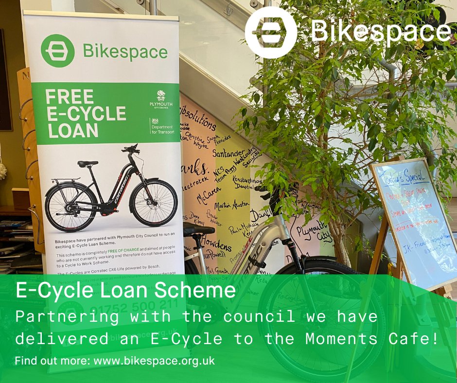 We hope that Moments Café make great use of their new E-Cycle! We're proud to be helping local businesses make better greener decisions!

#plymouth #BetterFuturesTogether