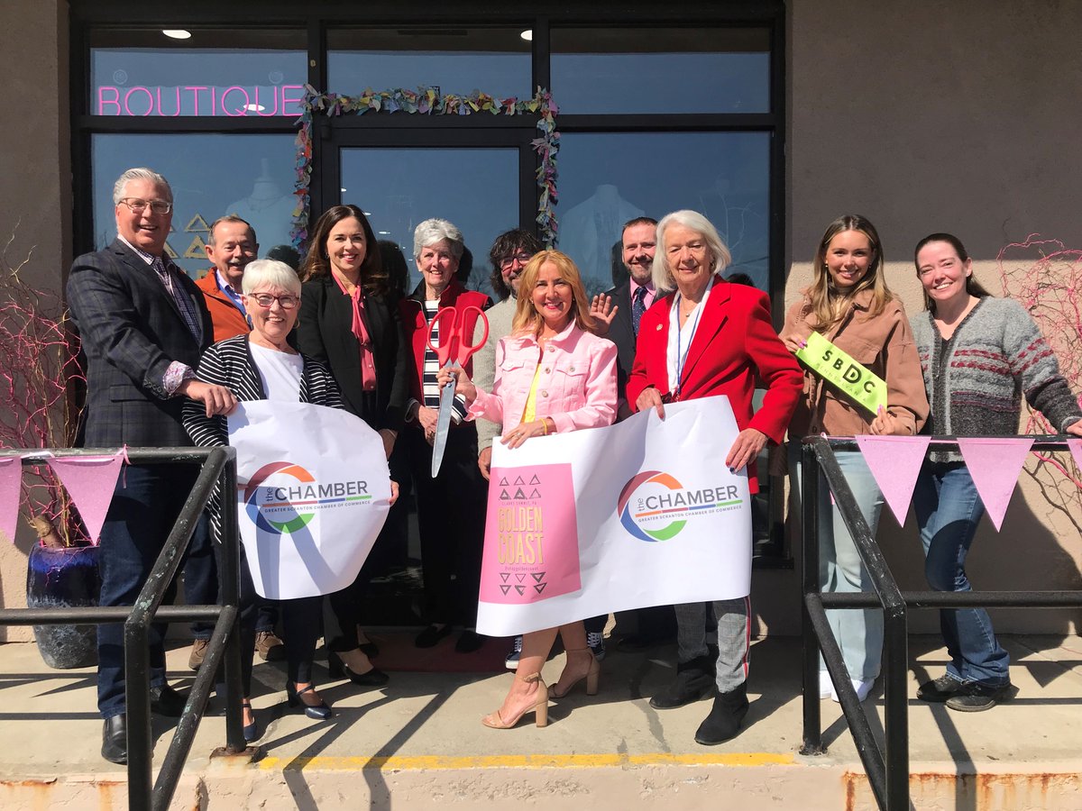 ScrantonChamber's tweet photo. Last week we helped Golden Coast, in Clarks Summit, celebrate their grand reopening. Stop in to see the renovations and do a little shopping! https://t.co/cggXTfYLNd