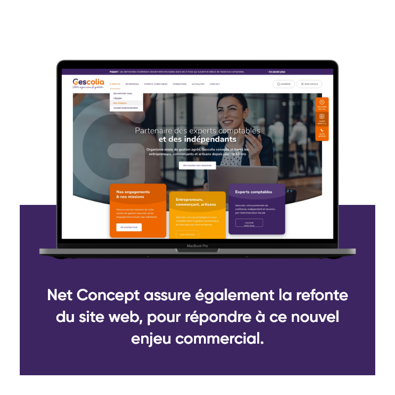 Net_Concept_'s tweet photo. Découvrez notre accompagnement auprès d'un organisme de gestion pour moderniser les supports imprimés et le site internet.

Plus d'informations sur le savoir-faire du studio : https://t.co/ecX2eW9QbE

#conceptclient #gescolia #print #digital #refonte #communication #identite https://t.co/EeNazy9SU9