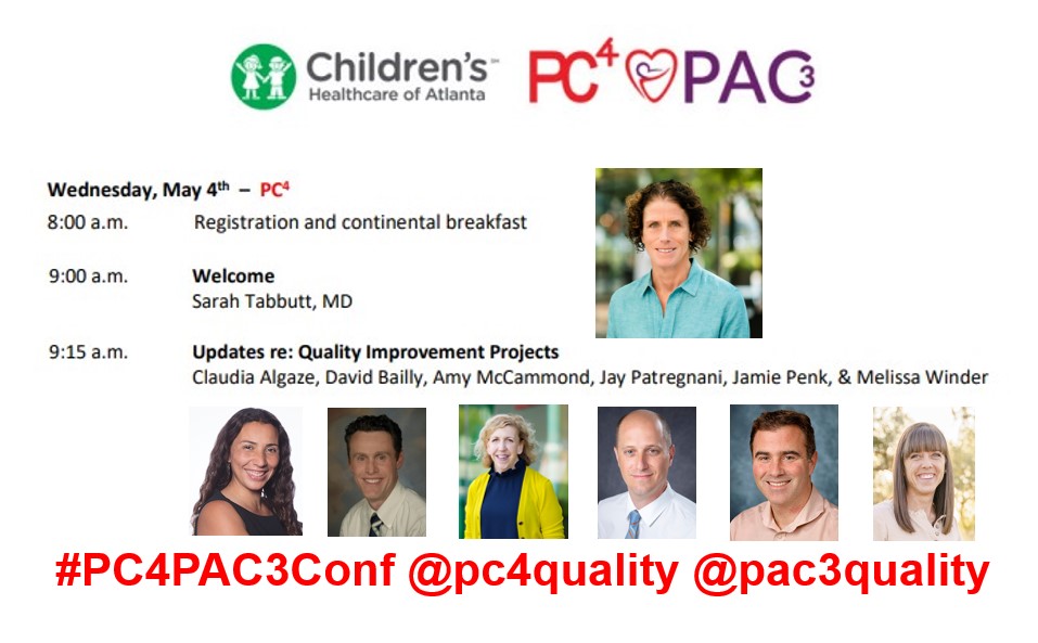 Tomorrow morning, Dr. Sarah Tabbutt kicks off the #PC4PAC3Conf followed by an update on some of the many #QualityImprovement projects across the collaborative!

#PedsCICU #PedsICU #PedsCards <a href="/pac3quality/">PAC3quality</a> <a href="/DavidUtahPCCM/">David Bailly</a> @AmyMcCammond