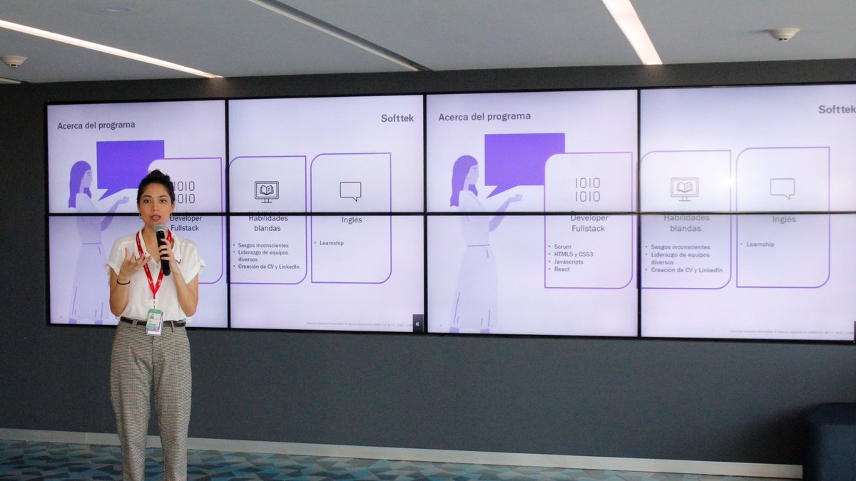 Softtek's tweet photo. We've officially kicked off our #ConnectAda program!
It's exciting and rewarding to teach basic #coding and programming concepts to women interested in #IT careers.
Learn more 👉 https://t.co/sTNTGB1KxL https://t.co/yNHvkkP4nv