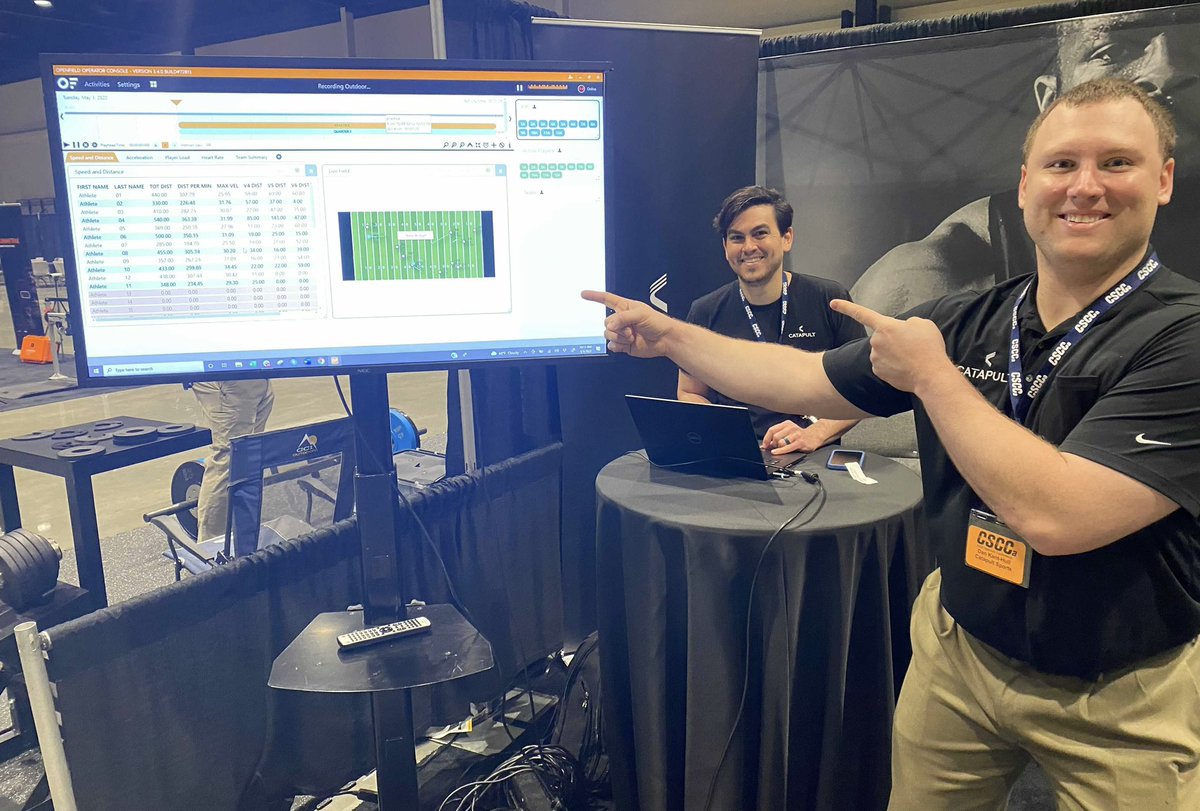 catapultsports's tweet photo. Catapult sport-specific analytics give you the full picture of the physical demands placed on your athletes.
Swing by Booths 306 and 308 at #CSCCa2022 to learn more.
#UnleashPotential @theCSCCa https://t.co/6IvxeC3e5z