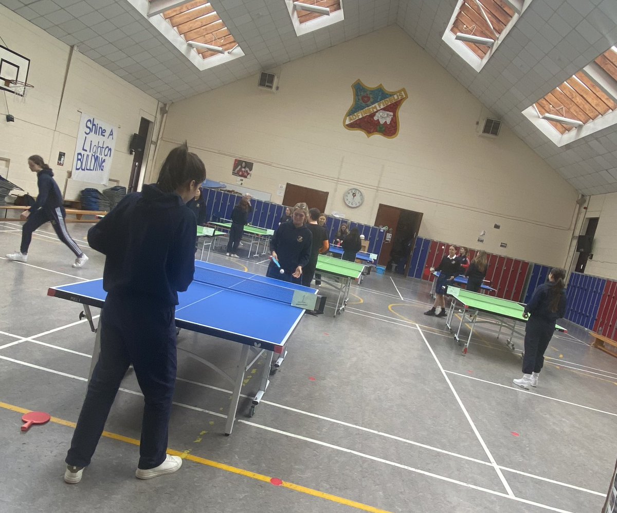 Today marked the last day of our Youth Leadership Table Tennis Programme with St.Raphaelas Schools and DLR Sports Partnership!

Lots of fun and lots learnt over the last 6 sessions! Congratulations and well done all the girls 👏🏻🏓

#WomenInSportIRE

<a href="/sportireland/">Sport Ireland</a> <a href="/dlrSportsTeam/">dlrSportsPartnership</a>