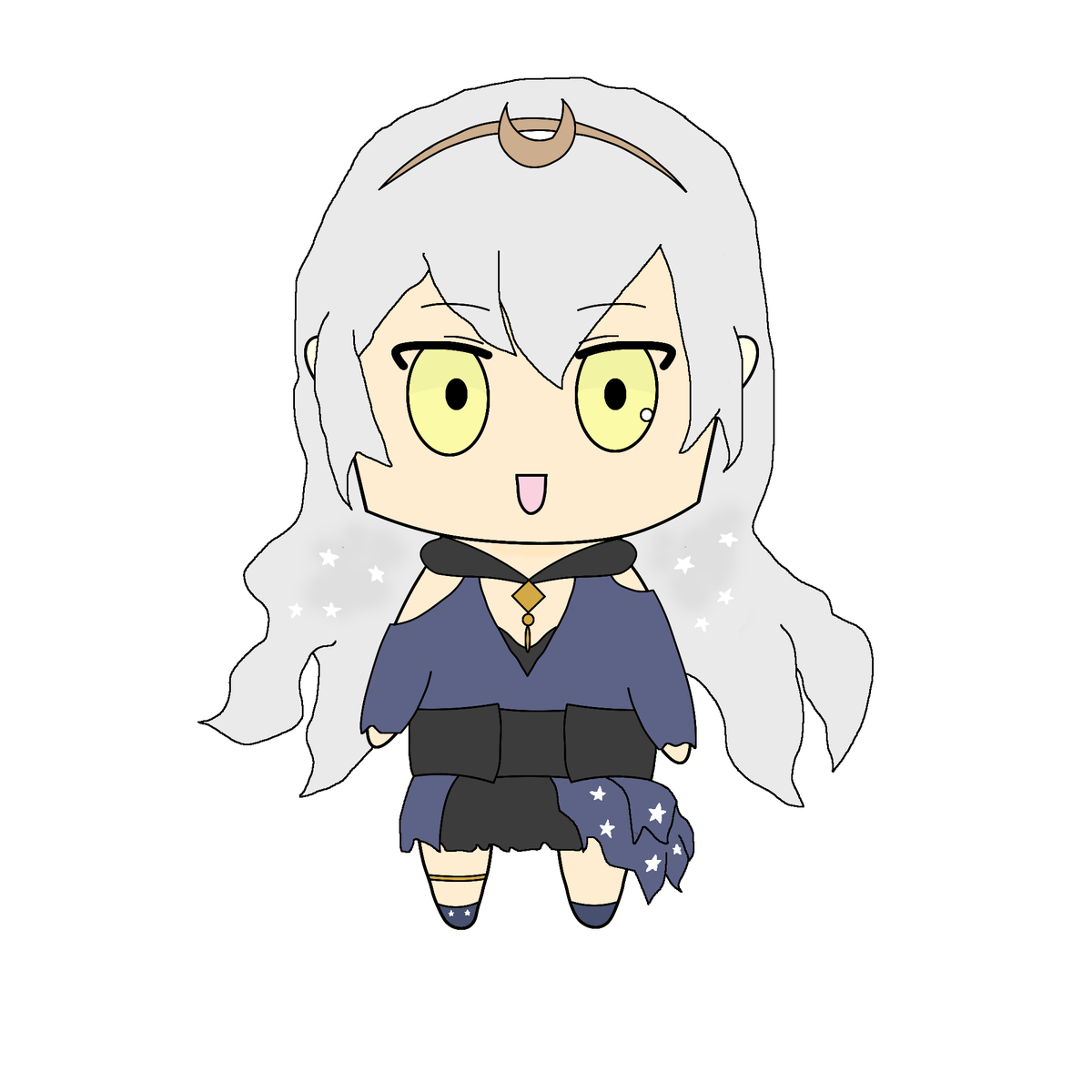 BasilBright_'s tweet photo. 初めての絵描き雑談配信で描いたのは、
える（ @ElleLuna_vt ）！🧸
自分が描きたくなった人なので、
ミニキャラで初めて描いてみました！😂
日頃の感謝を込めて！w

I drew Eru! I drew it for the first time with a mini character! 😂
With everyday gratitude! w

#ellestration https://t.co/AQc9e0jGfd