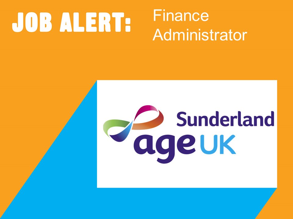 Finance Administrator, <a href="/AgeUKSunderland/">Age UK Sunderland</a> , £18K pro rata

bit.ly/3F9VDeZ

#CharityJobs #NorthEastJobs #SunderlandJobHour