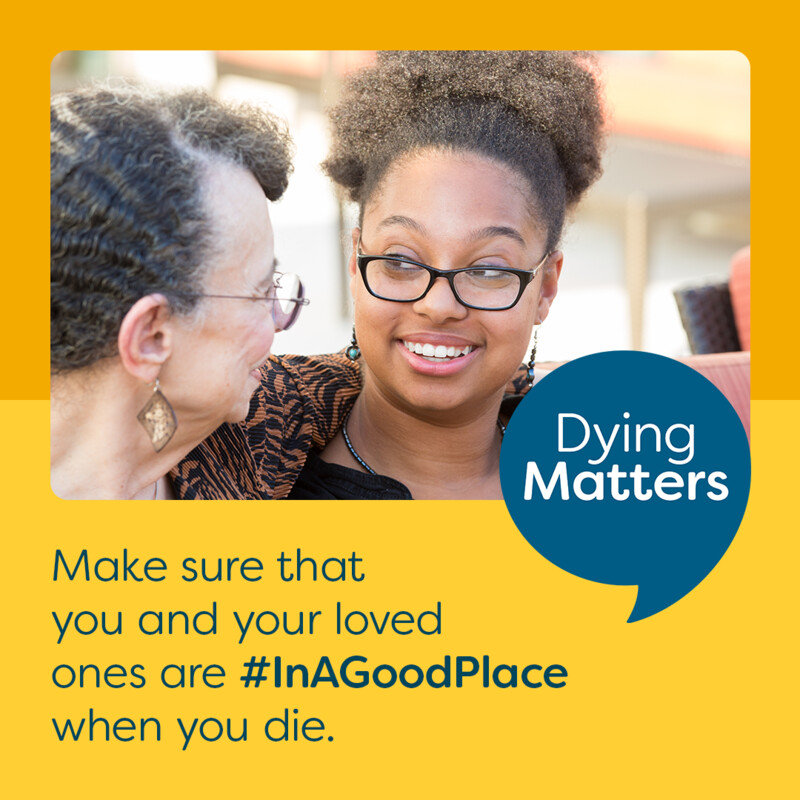 Our Palliative and End of Life Care Network is taking positive steps to make sure everyone in GM dies #InAGoodPlace by setting out what people should expect from health and care services and introducing a new information sharing system #DyingMattersAwarenessWeek