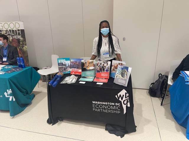 WDCEP's tweet photo. We are live at the @dchealthlink #PowerUpDC event at the Conference Center in the MLK, Jr. Memorial Library until 2PM ET. Stop by and say hello🙂 https://t.co/ZzR9StZjYt