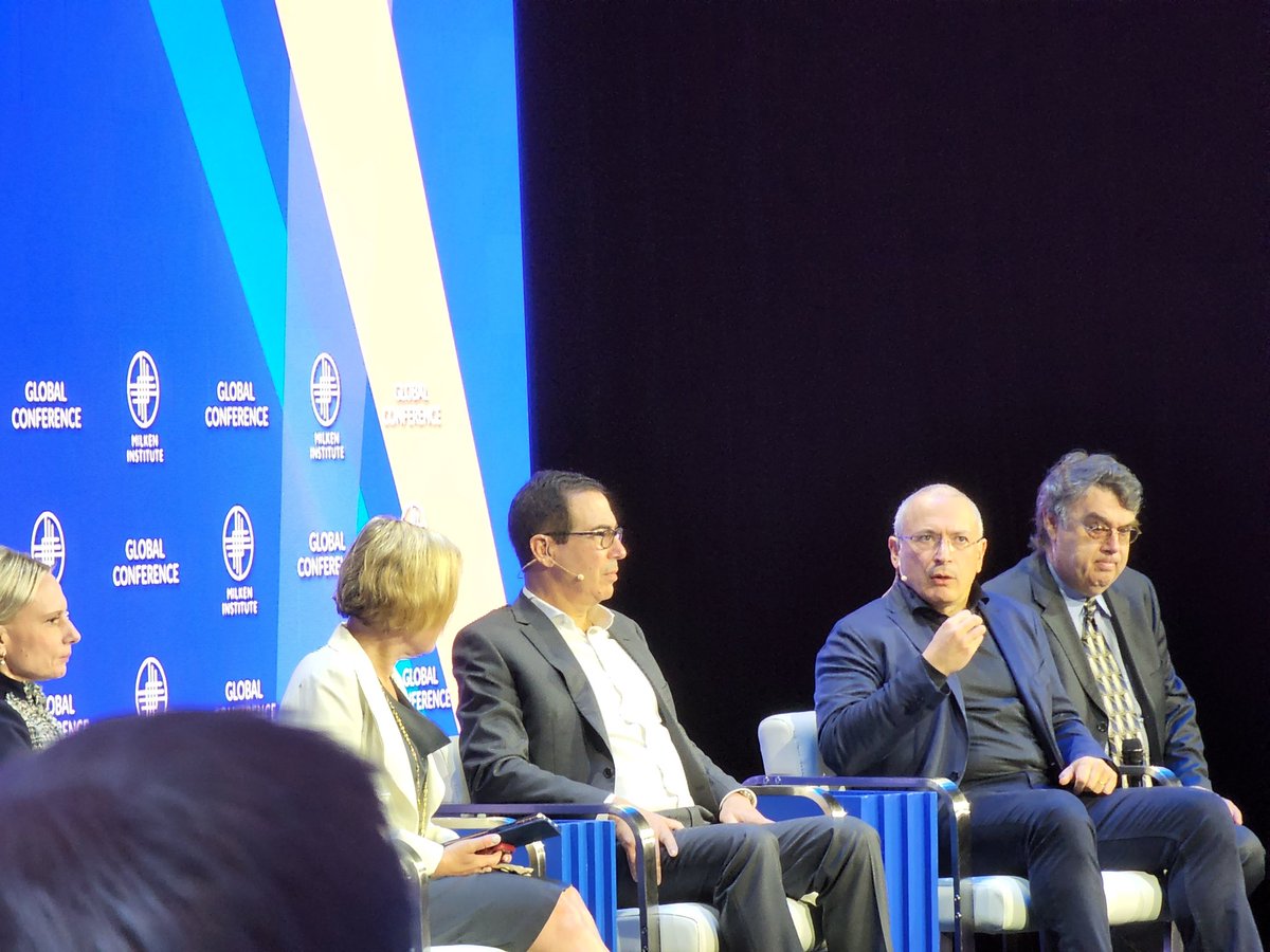 Watching the former treasury secretary with mikhail khodorkovsky talk about Putin live