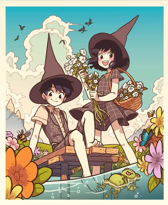 with all this webtoon talk i think you all should read hooky i mean look at them 