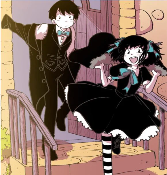 with all this webtoon talk i think you all should read hooky i mean look at them 