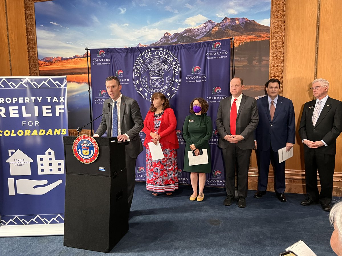 This week, we announced a bold plan to save you money! Our plan will… 

✅Provide property tax relief for CO homeowners &amp; businesses 
✅Build on $$ saving initiatives, like universal pre-K &amp; $400 refund checks 
✅Put money back in your pocket 

#coleg #copolitics