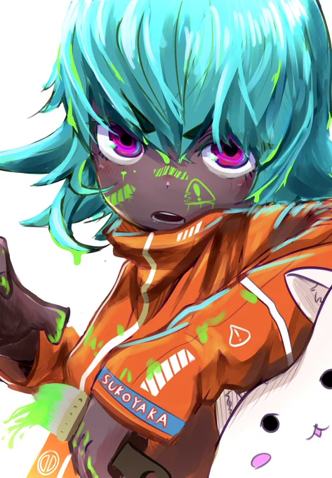 #イラスト #絵 このような絵を描くものです(˘ω˘ )