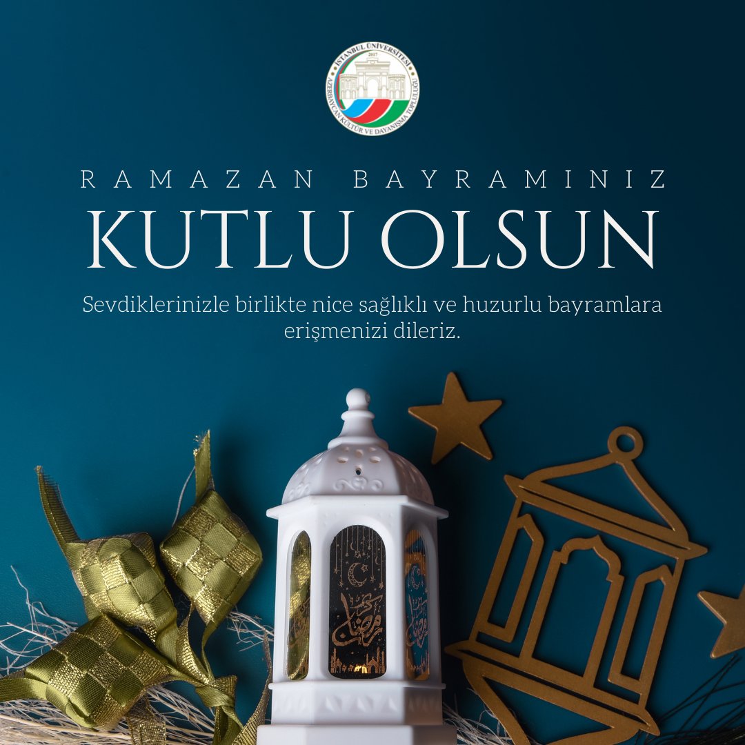 iuazerbaijan's tweet photo. Ramazan bayramınız kutlu olsun!

"Hepimiz birer Azerbaycan'ız!"

#İUAzKDT #ramadan #ramazan #ramazanbayramı #BirMilletİkiDevlet #BirMillətİkiDövlət https://t.co/I93vmtGmwQ