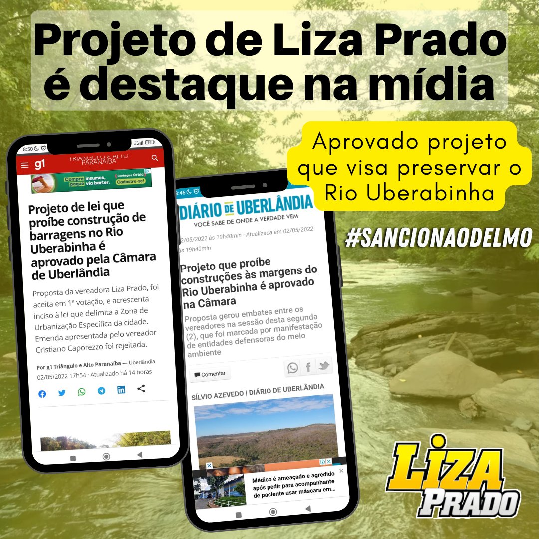 pradoliza's tweet photo. PROJETO Aprovado.

Vitória do Povo
Vitória do Uberabinha
Vitória de todos!

#RioUberabinha #SancionaOdelmo #PL644 https://t.co/4tarQlbjsx