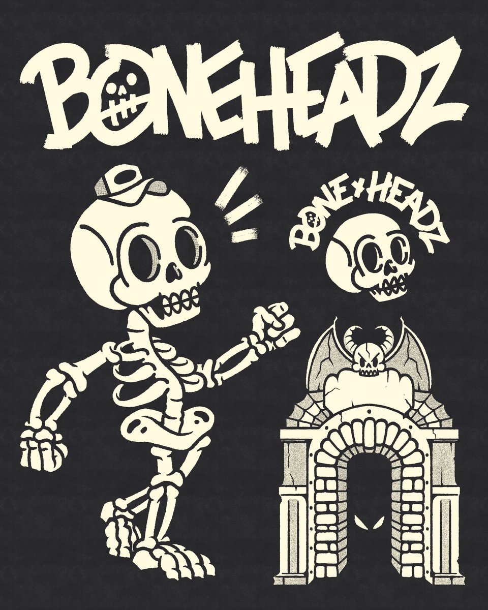 camereto's tweet photo. How it started 💀 #boneheadz @NFTBoneHeadz https://t.co/8LCOuRQ9cR