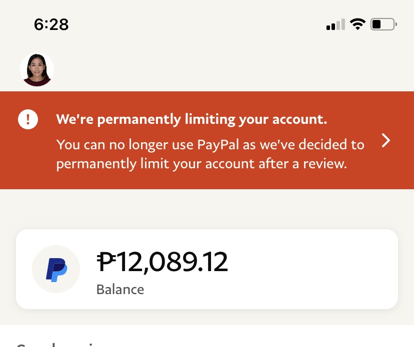 gilamaris's tweet photo. @PayPal stealing money is bad. Accusing people is bad. PayPal is bad. #paypal #ScamAlert  #PayPalscam https://t.co/vx2PzI6QAS
