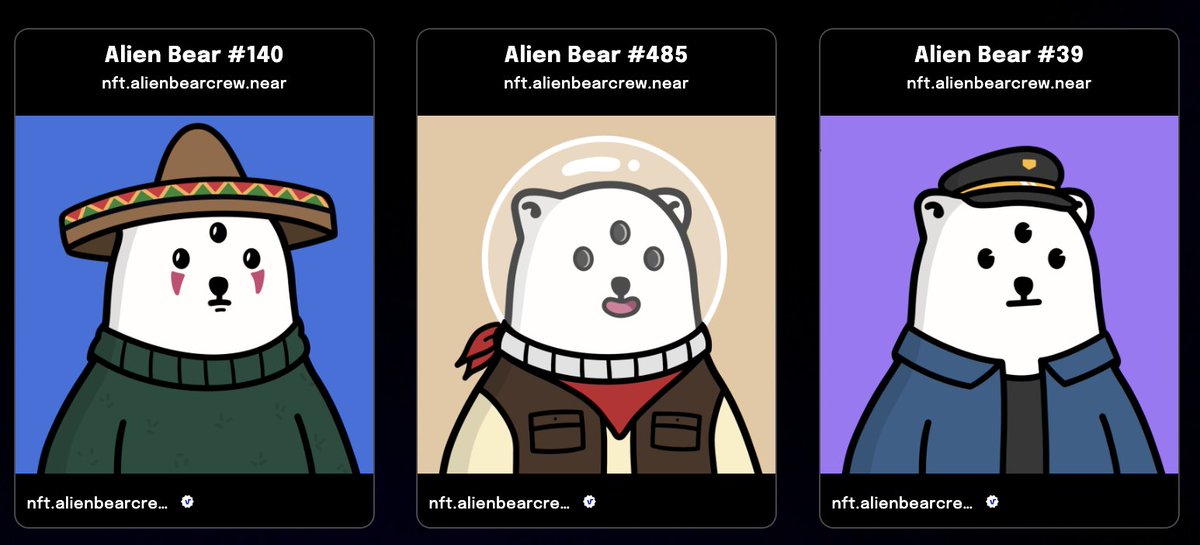 only 86 listed
Floor is thin
Art is 🔥

<a href="/alienbearcrew/">Alien Bear Crew</a> 
#near