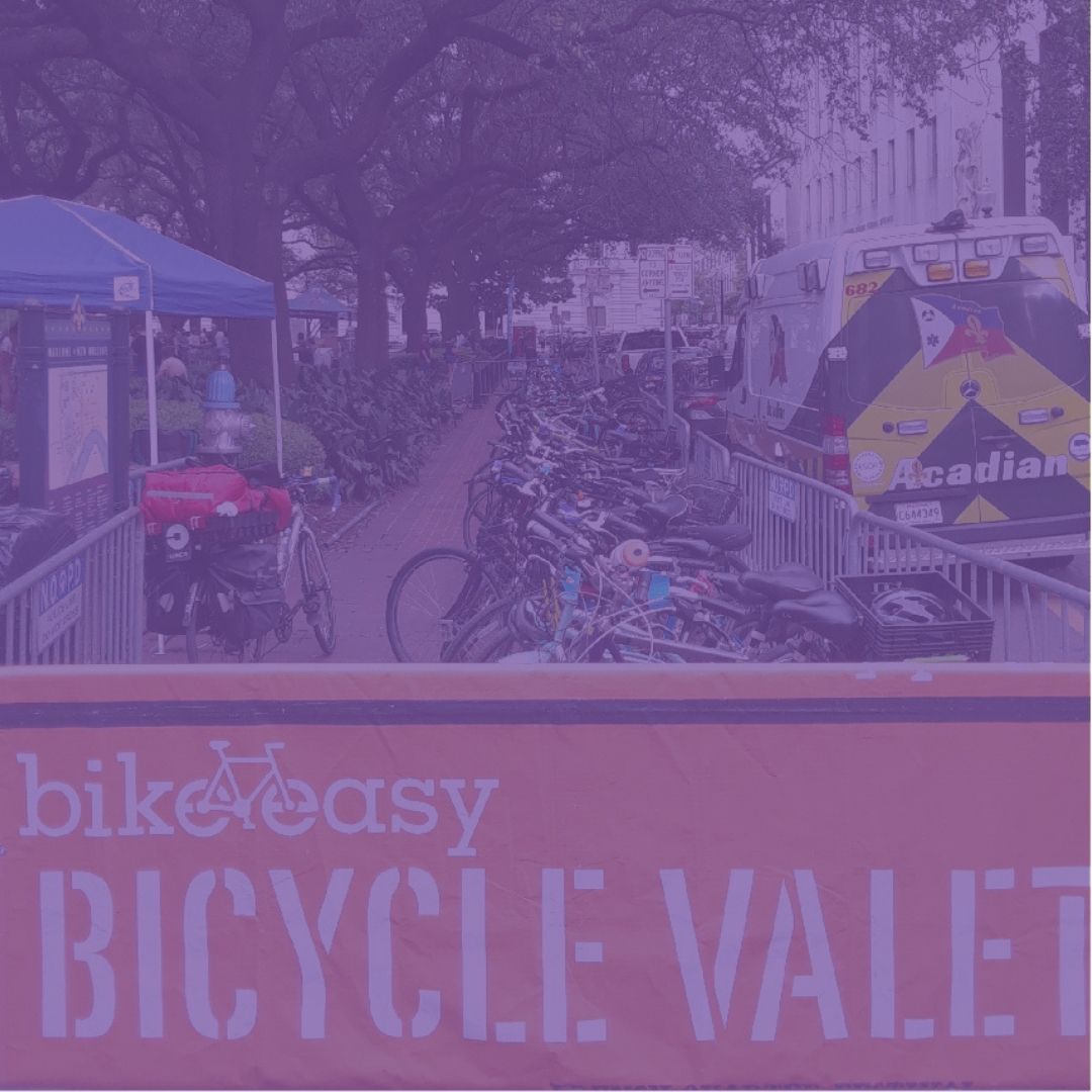 Bike Easy Membership is Community! For us it means: Bike Valet, Bicycle Second Line, #BikeMatch, Parking Solutions, Scavenger Hunt, Bike Easy April Challenge, Bike Easy Certified, Keep Rollin’, Fixit Stations and so much more! 
Donate today givenola.org/bike-easy
#supportlocal