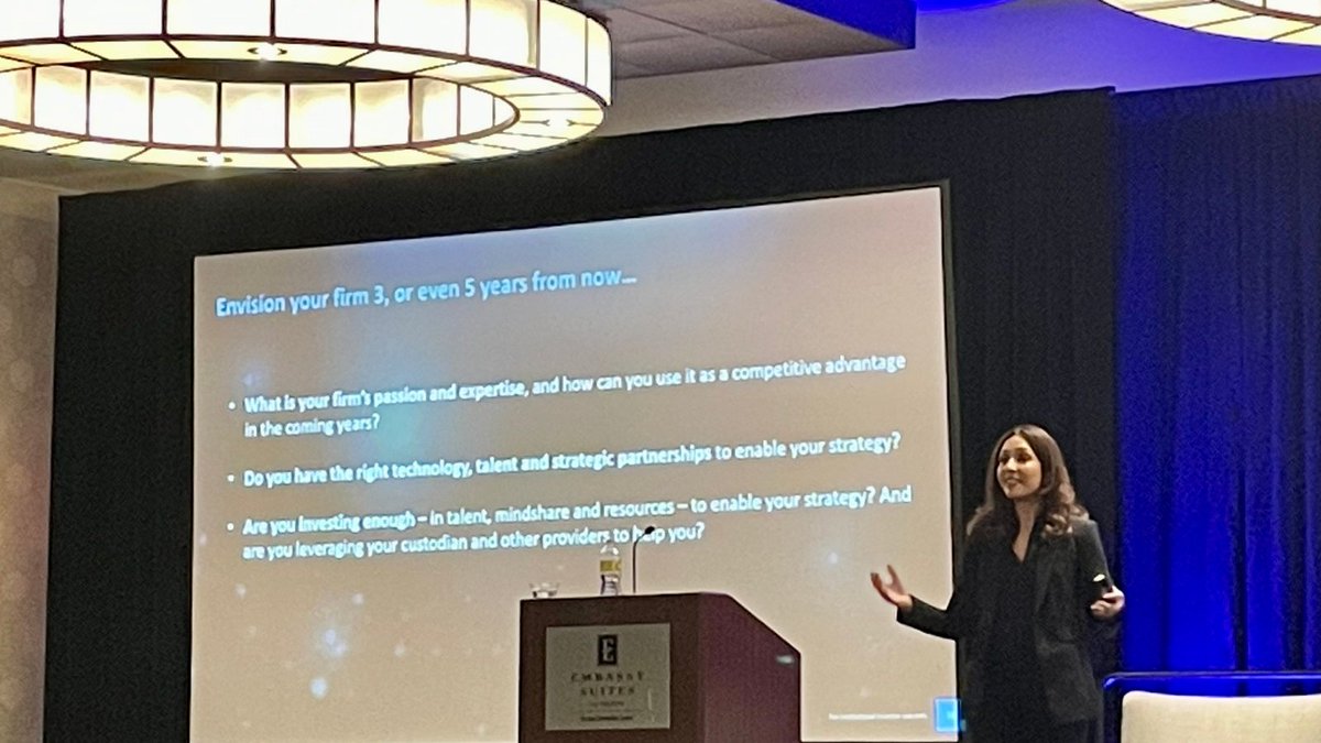 SANDerST0RM's tweet photo. Want to build the RIA model of the future? @CharlesSchwab's @neeshahathi recommends asking yourself these 3 questions #T32022 https://t.co/fFNt1wx9he