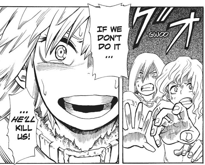 She has this very... early Horikoshi art style vibe. All his girls used to be 'Hanas' but then he had a boom of "cute girls" in Barrage time, I love it a loooot. Also, HAGAKURE REMINDS ME OF HIS TAKE OF PSYCHO JENNY HAHAHA. 🤣 