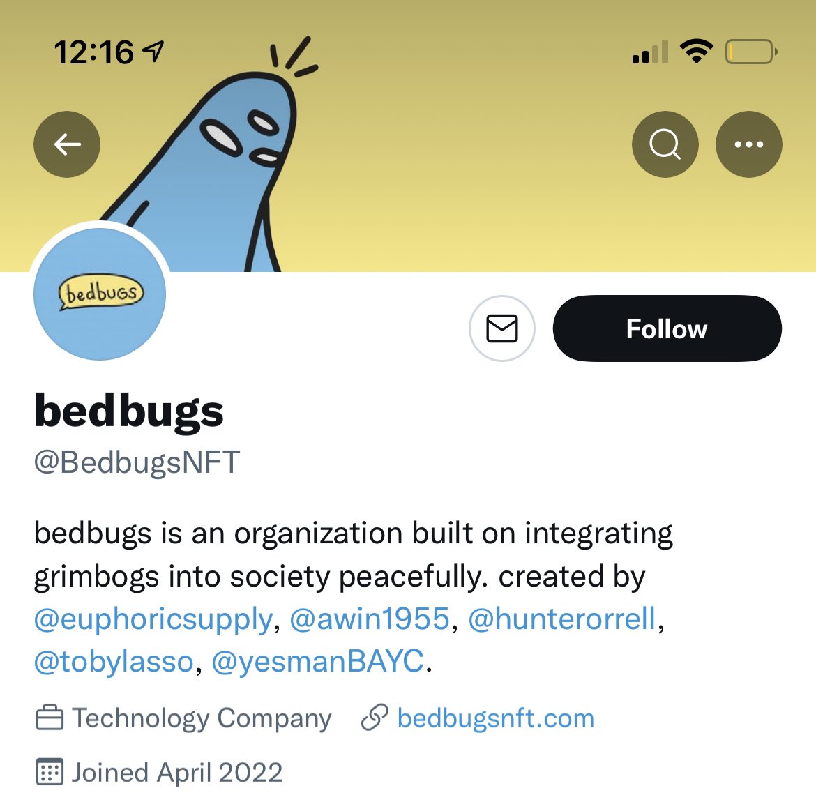 Not_not_high's tweet photo. @DeezeFi Name and shame. I'll go first. @tobylasso is losing so much sleep over Weather Report, which minted Feb 26th for .15  and current FP .02, that it looks like he's hopped on "building" another project Bed Bugz https://t.co/3mkGieORpm