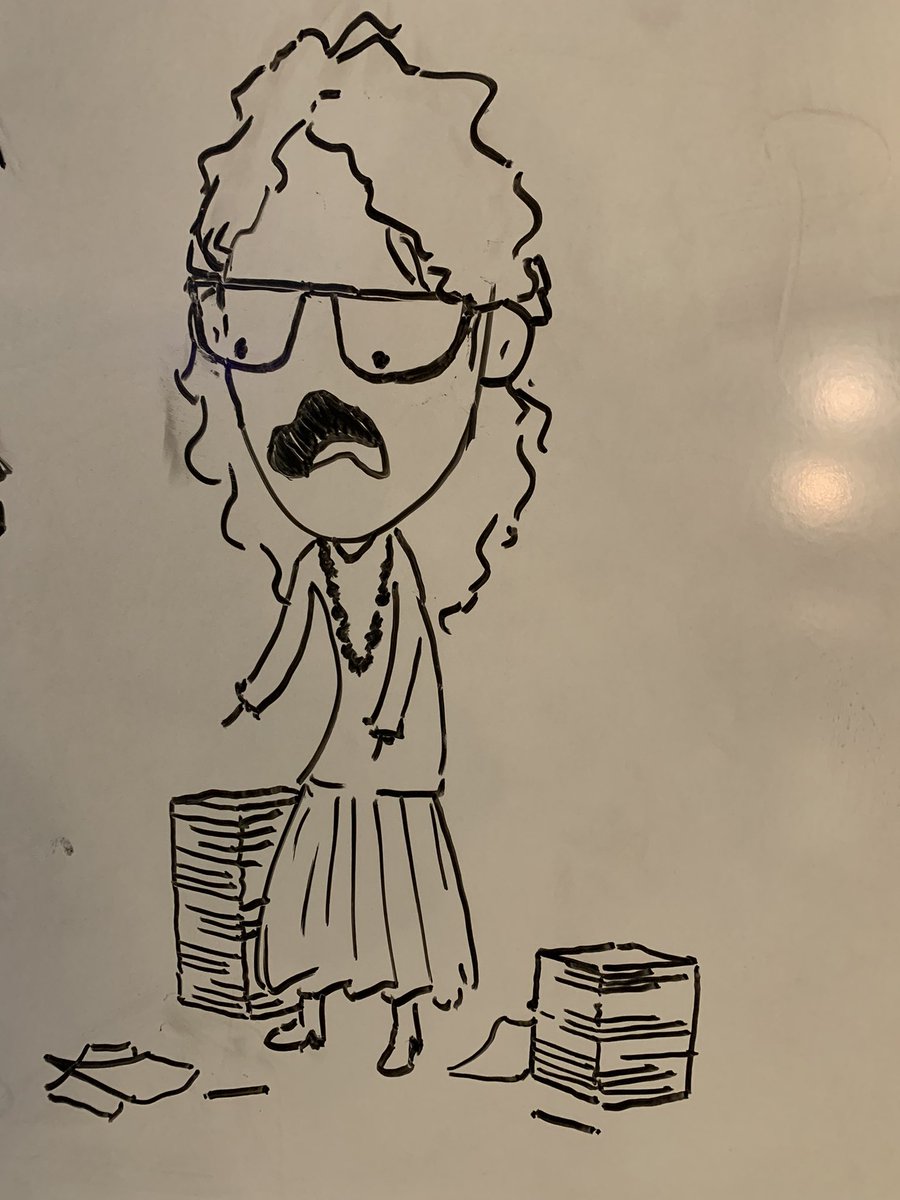 sydneyrendean's tweet photo. It do be like that sometimes. 🤣#englishteacherproblems #drowninginessays #studentart https://t.co/5ZsRhnN32I